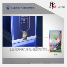 Hologram security luminescent bopp metalized film for wine box